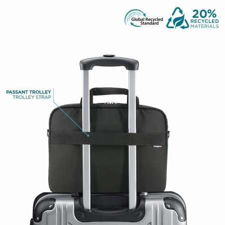 Zaino per Portatile Mobilis 003075 Nero
