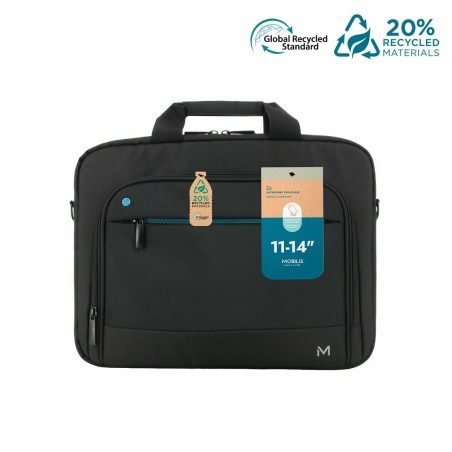 Zaino per Portatile Mobilis 003075 Nero