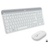 Tastiera e Mouse Logitech  MK470 Bianco Francese AZERTY