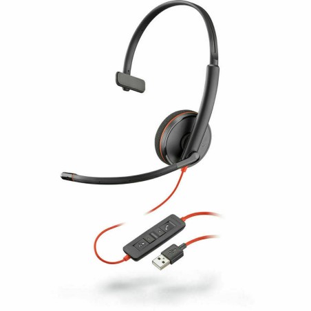 Auricolari con Microfono Poly 8X214A6 Nero