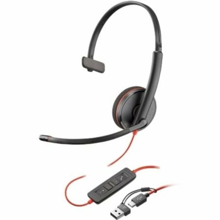 Auricolari con Microfono Poly 8X214A6 Nero