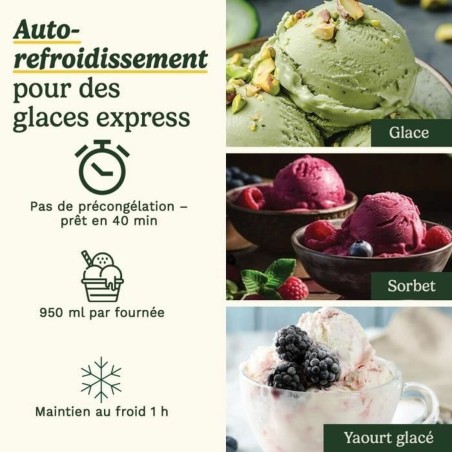 Gelatiera Cuisinart ICE90E Bianco 100 W 1 L