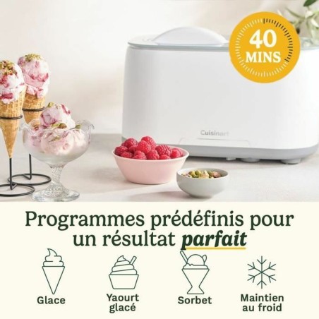 Gelatiera Cuisinart ICE90E Bianco 100 W 1 L