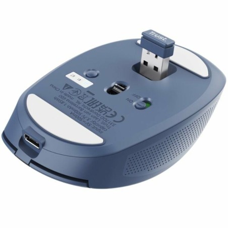 Mouse senza Fili Trust 24934 Azzurro 3200 DPI