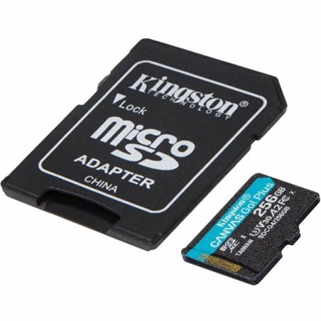 Scheda Di Memoria Micro SD con Adattatore Kingston CANVAS Go! Plus 256 GB