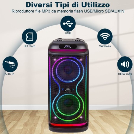 Altoparlante Portatile Trevi Trevi XF 650 KB