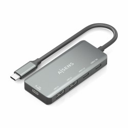 Hub USB Aisens A109-0946 Grigio 100 W