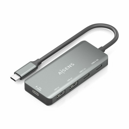 Hub USB Aisens A109-0946 Grigio 100 W