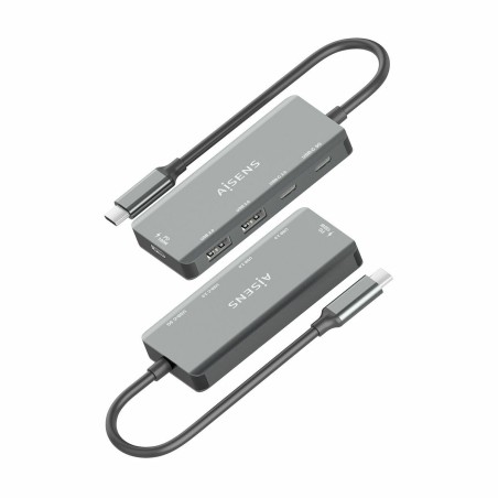 Hub USB Aisens A109-0946 Grigio 100 W