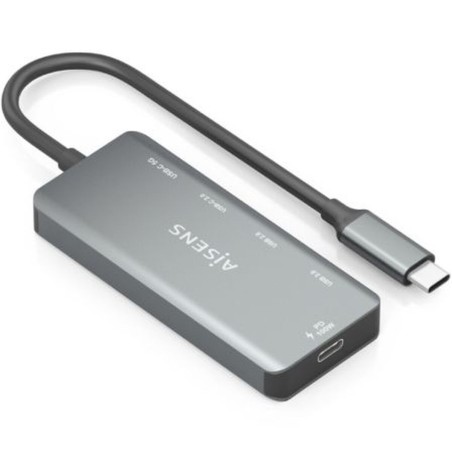 Hub USB Aisens A109-0946 Grigio 100 W