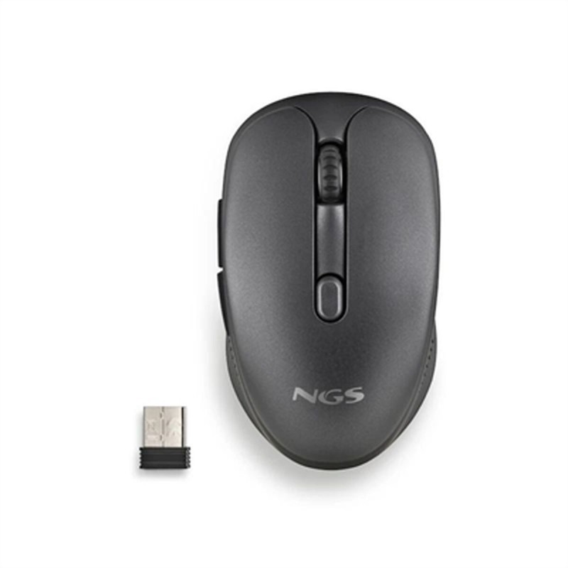 Mouse senza Fili NGS EVO RUST Nero 1600 dpi
