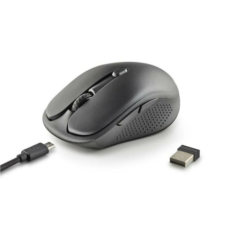 Mouse senza Fili NGS EVO RUST Nero 1600 dpi