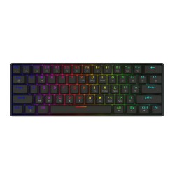 Tastiera Savio BLACKOUT X2 Blue Nero Qwerty US