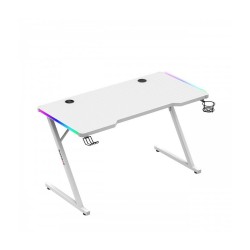Scrivania Gaming Huzaro HZ-Hero 2.5 White RGB Bianco 120 x 75 x 60 cm