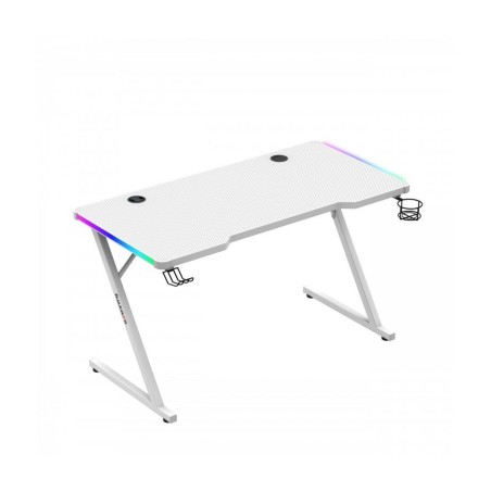 Scrivania Gaming Huzaro HZ-Hero 2.5 White RGB Bianco 120 x 75 x 60 cm