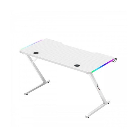 Scrivania Gaming Huzaro HZ-Hero 2.5 White RGB Bianco 120 x 75 x 60 cm