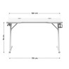 Scrivania Gaming Huzaro HZ-Hero 2.5 White RGB Bianco 120 x 75 x 60 cm