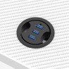 Scrivania Gaming Huzaro HZ-Hero 2.5 White RGB Bianco 120 x 75 x 60 cm