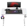 Scrivania Gaming Huzaro HZ-Hero 2.5 White RGB Bianco 120 x 75 x 60 cm