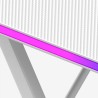 Scrivania Gaming Huzaro HZ-Hero 2.5 White RGB Bianco 120 x 75 x 60 cm
