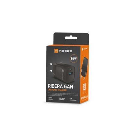 Caricabatterie da Parete Natec NUC-2141 Nero 30 W