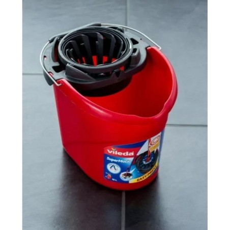 Secchio per Pavimenti Vileda SuperMocio Rosso 10 L 30 x 29 x 38 cm