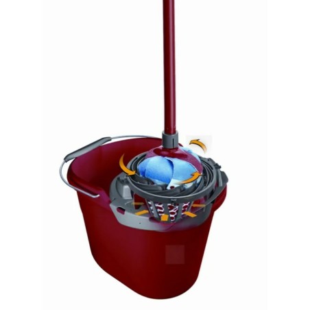 Secchio per Pavimenti Vileda SuperMocio Rosso 10 L 30 x 29 x 38 cm