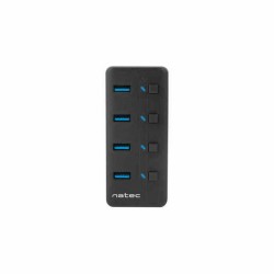 Hub USB Natec MANTIS Nero (1 Unità)