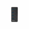 Hub USB Natec MANTIS Nero (1 Unità)