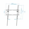 Monitor TooQ LP1071T-B 32"-70" 45 kg