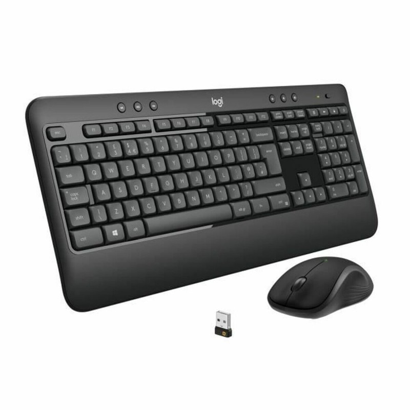Tastiera e Mouse Wireless Logitech MK540 Francese Nero Nero/Bianco AZERTY Tastiera e Mouse Wireless Logitech MK540 Francese Nero Nero/Bianco AZERTY