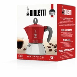 Caffettiera Italiana Bialetti Moka Induction rouge Metallo