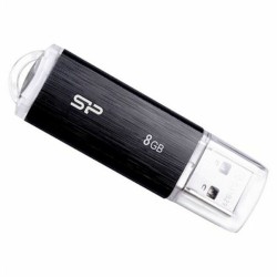 Memoria USB Silicon Power Ultima U02 8 GB USB 2.0 Bianco Nero 8 GB (1 Unità)