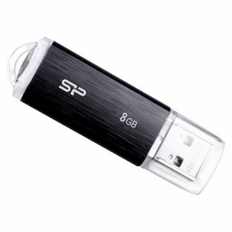 Memoria USB Silicon Power Ultima U02 8 GB USB 2.0 Bianco Nero 8 GB (1 Unità)