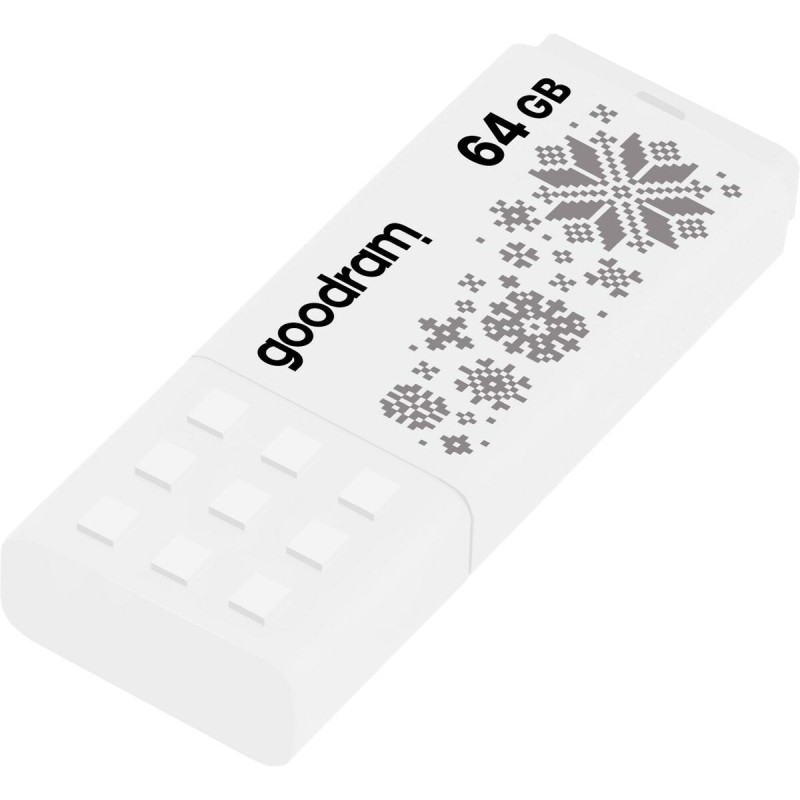 Memoria USB GoodRam UME2-0640W0R11-WI Bianco 64 GB Memoria USB GoodRam UME2-0640W0R11-WI Bianco 64 GB