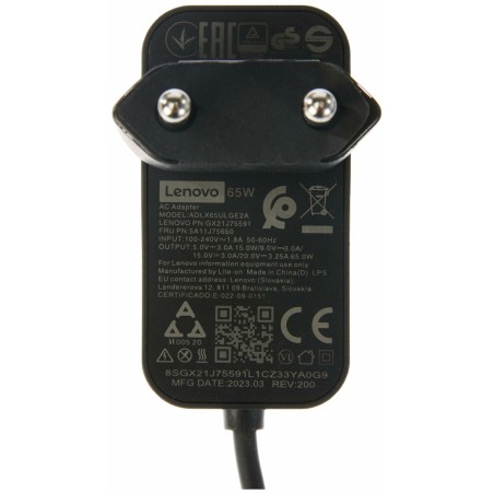Caricabatterie Portatile Lenovo GX21L58555 65 W