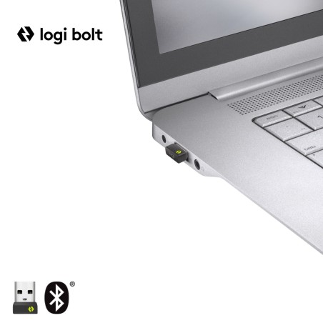 Mouse senza Fili Logitech Grafite Acciaio 4000 dpi