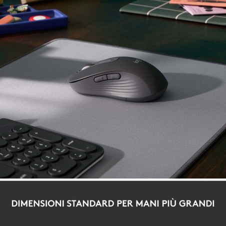 Mouse senza Fili Logitech Grafite Acciaio 4000 dpi