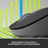 Mouse senza Fili Logitech Grafite Acciaio 4000 dpi