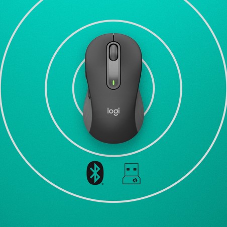Mouse senza Fili Logitech Grafite Acciaio 4000 dpi