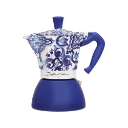 Caffettiera Italiana Bialetti D&G BLU MEDI 6T Azzurro Alluminio 6 Tazze