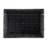 Scatola portaoggetti Kipit A3-6875 A3-6875 Nero Poliestere Stoffa Intrecciato 10 L (12 Unità)