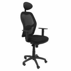 Sedia Ufficio con Poggiatesta Jorquera Piqueras y Crespo ALI840C Nero