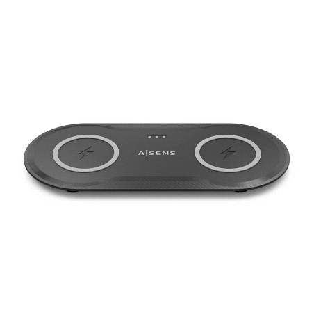 Caricabatterie Senza Fili Aisens ASCH-15W2WC060-BK Nero