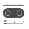 Caricabatterie Senza Fili Aisens ASCH-15W2WC060-BK Nero