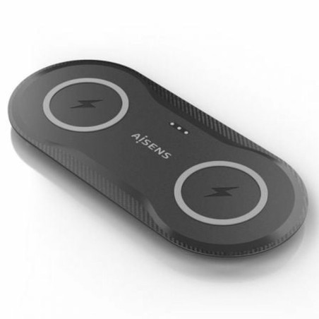 Caricabatterie Senza Fili Aisens ASCH-15W2WC060-BK Nero