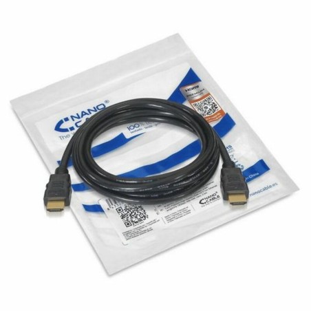 Cavo HDMI con Ethernet NANOCABLE HDMI V2.0, 3m 3 m Nero 3 m