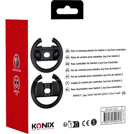 Volano KONIX Nero Nintendo Switch