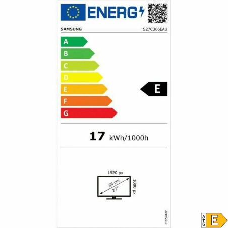 Monitor Gaming Samsung LS27C366EAUXEN Full HD 27"