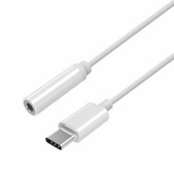 Adattatore USB-C con Jack 3.5 mm Aisens A109-0384 15 cm Bianco